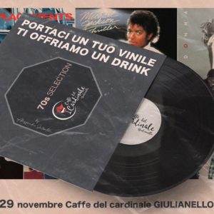 Portaci un tuo vinile: ti offriamo un drink