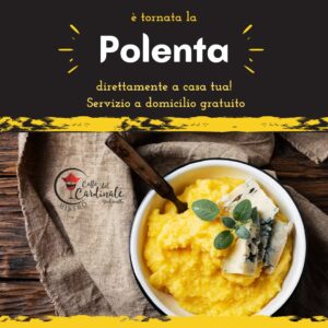 Polenta anche a domicilio